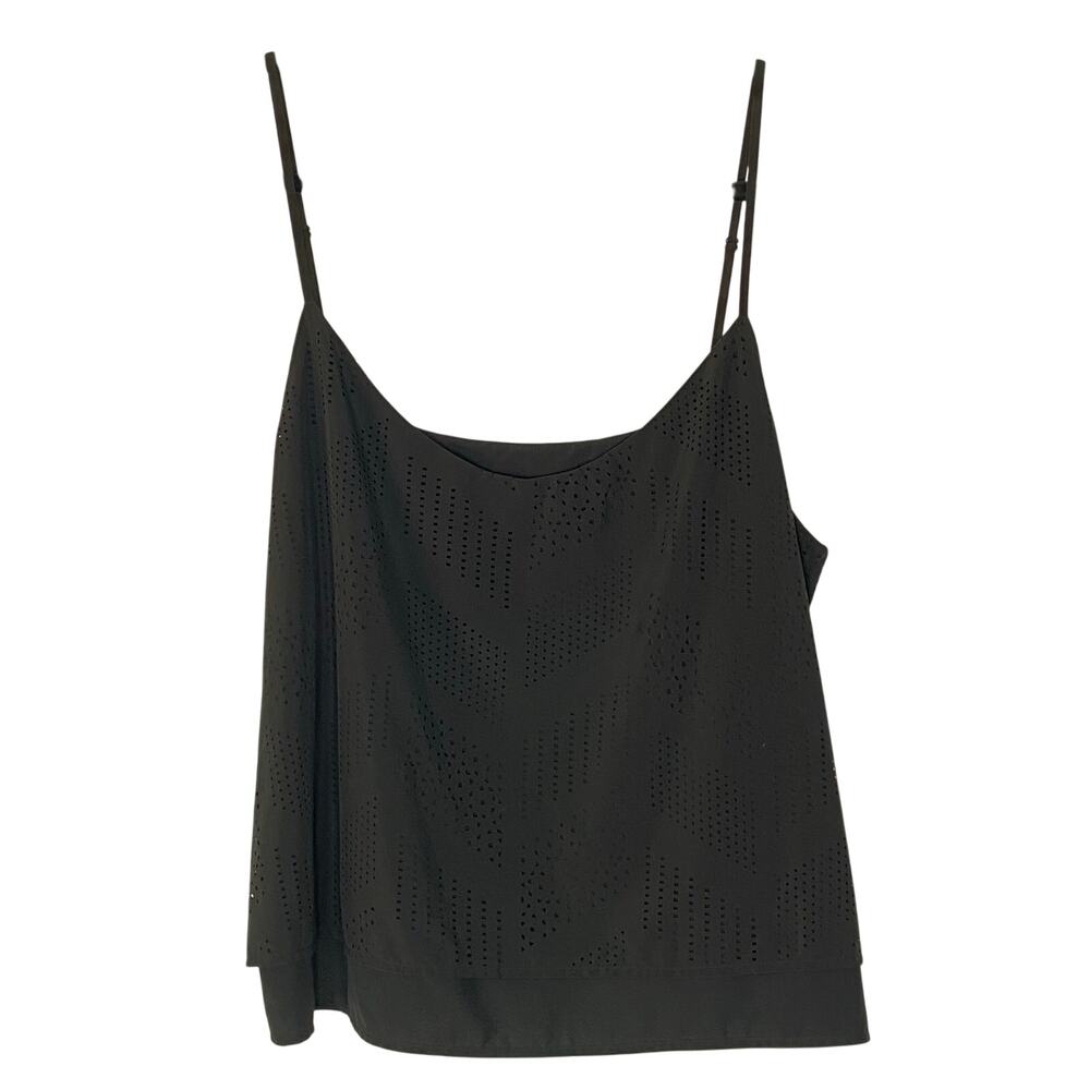 Athleta Black Layered Tank Top Size Large